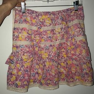 LoveShackFancy mini skirt